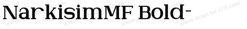 NarkisimMF Bold字体转换